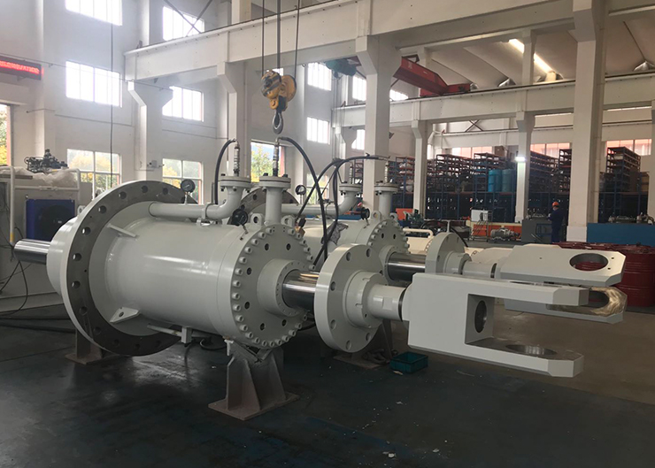大藤峽電站水輪機接力器，單機容量20萬千瓦